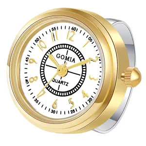 OIDEA Roman Numeral Shell Dial Adjustable Ring Watch, 3ATM Water Resistant Elegant Women's Finger Watch