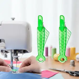 Quick Threading Tool for Sewing Machines - Elderly & DIY Embroidery Aid, Anti-Slip Design, Easy Needle Threader with Loop Set, Eye Locator & Anti-Unthreading Tool, Hand Sewing & Craft Assistant, Precision Threading Helper, Home Sewing Accessory.