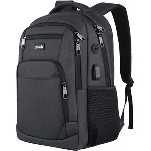 Paude Multi-Function Laptop Backpack with USB Port & Anti-Theft - High-Capacity Breathable Bag for Teens Adults School Travel