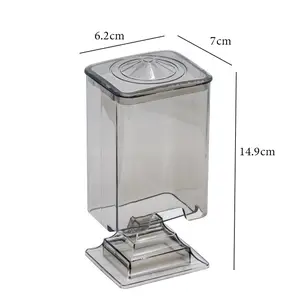 Nail Towel Cotton Pad Box, Nail Wash Towel Storage Box, Dust-Proof Cotton Pad Storage Box, Lighthouse Box, Nail Cotton Pad Storage Box