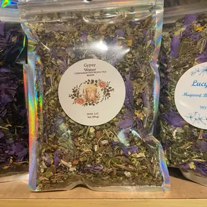 GYPSY WATER Cinnamon Patchouli "Mystic’s Tea" by HOH LLC, Caffeine Free Herbal Tea, Natural Beverage for Grounding, Mindfulness, and Meditation .