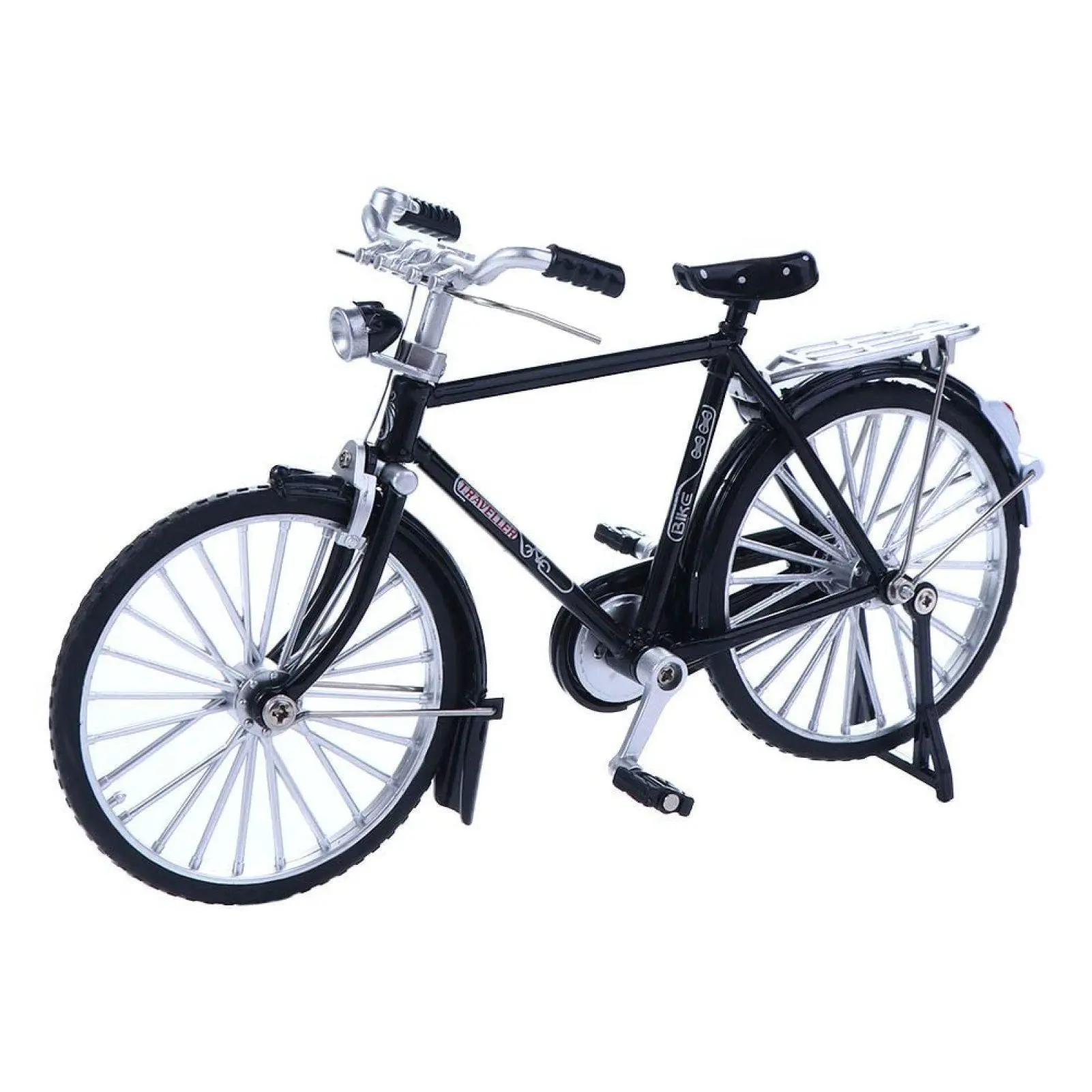 DIY Crafting Challenge - Assembled Alloy Bicycle Model with assembly instructions, Nostalgic&Retro-Style Bicycle Desktop Ornament for Home and Office, Gifts for Father/Husband/Son
