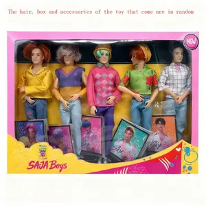 New Demon Hunter Doll Saiyan Boy Jinu Figure Collection Collectible Figurines Idol Action Toy Cute Character Plush Alternative Gift for Kids and Fans Collectible Figures