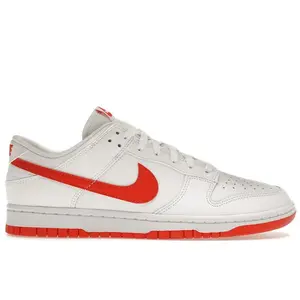 Nike Men's Dunk Low Retro White Picante Red, from StockX