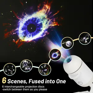 The Ultimate 2-in-1 Night Light & Projector – 1080P HD, 1800 Lumen, 6 Slides – Sleep Aid, Surprises, Travel Essential