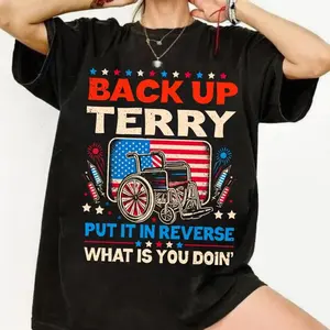 Comfort Colors Back It Up Terry Put In Reverse 4th Of July Independence day Shirt, Trending 4th of July Day Tee, Casual Outfit, Comfortable Menswear & Womenswear Top, Perfect Gift For Men and Women, Ju9