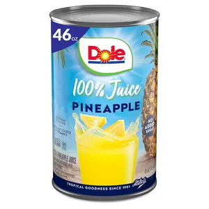 100% Pineapple Juice, No Added Sugar, Excellent Source of Vitamin C, 100% Fruit