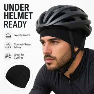 Neutral Breathable Compression Hat, Ideal for Running and Cycling, Unisex Lightweight Cold Cap, Quick-Dry Sporty Hat for All Seasons