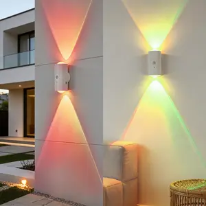 Smart USB Rechargeable LED Night Light with Motion Sensor, RGB Gradient Ambiance, Dimmable Wall Lamp, Magnetic & Stick-On Design, Ambient Led Lighting