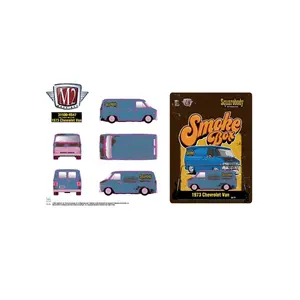 M2 Machines 1:64 1973 Chevrolet Van Smoke Box Squarebody Syndicate