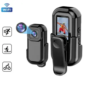 1080P Magnetic Action Camera,0.96 Inch Screen Thumb Body Cam,Portable Camcorder,Hands Free Back Clip,Mount Anywhere for Work Travel Pet Cycling,Sport DV,Wearable Action Cam,Men Gifts