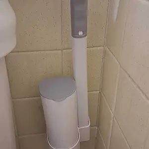 Disposable Toilet Brush Set with 18PCS Triple-Layer Refills & Wall Mount Holder for Deep Cleaning & Hygienic Bathroom Maintenance