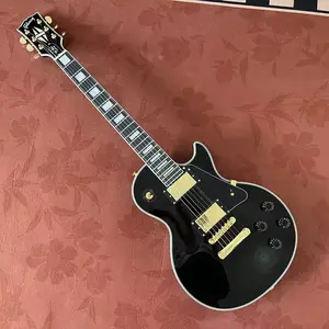 LP Black Beauty 6-String Electric Guitar - 22 Frets, Gold Hardware, Mahogany Body, Rosewood Fingerboard, LP Guitar Black Beauty Design, Premium Materials, Balanced Style and Functionality