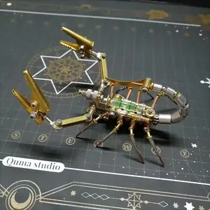 DIY Mechanical Punk Scorpion Model Kit, 3D Insect Assembly Set, Creative High Difficulty Handmade Art, Perfect Gift for Boyfriend