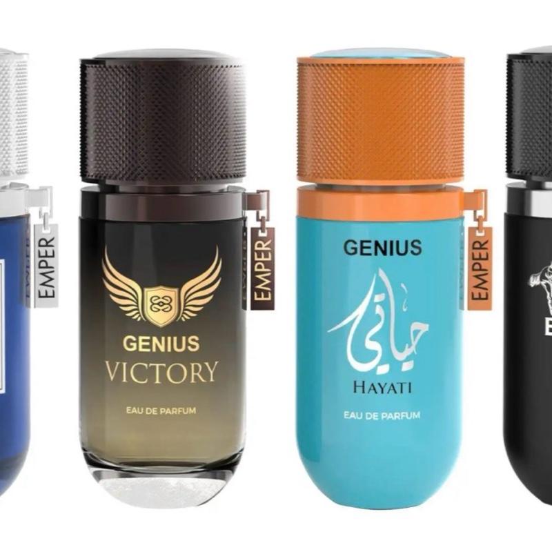 Genius Hayati Gift Sets 4 x 25 ml Emper Ea Eau de Parfum Variety Pack for Men and Women