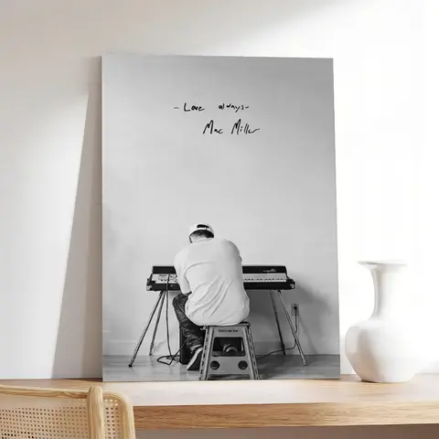 Mac Miller Poster, Self Care Album Cover Canvas, Music Gifts, Hip Hop Print, Album Cover Poster, Rapper Posters, Mac Miller Wall Art Decor Photo Decoration(Poster only (unframed))