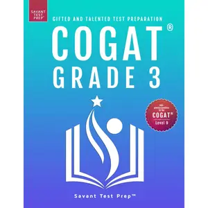 COGAT Grade 3 Test Prep: Gifted and Talented Test Preparation Book - Two Practice Tests for Children in Third Grade (Level 9) Paperback – October 27, 2021