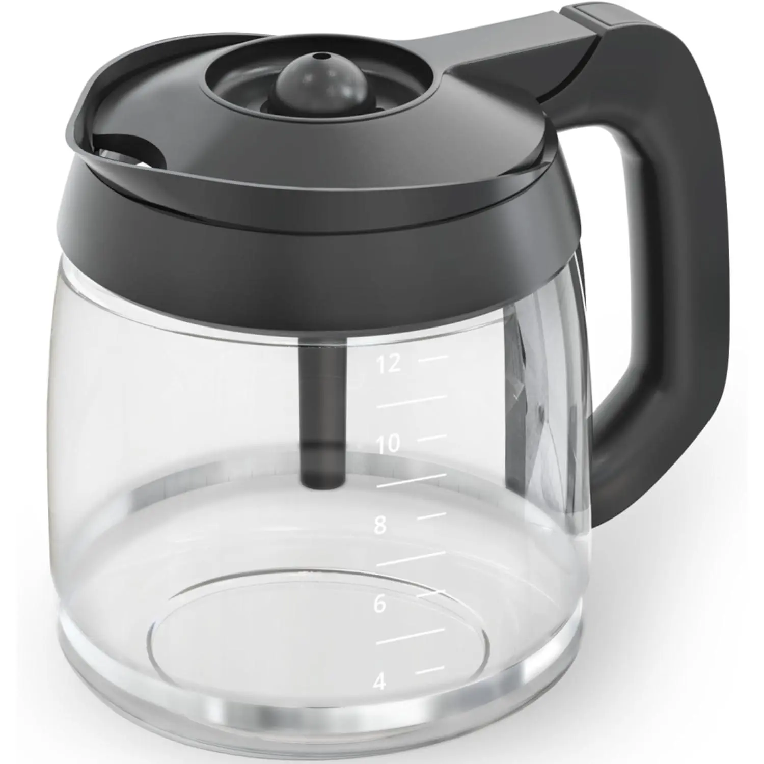 12-Cup Glass Coffee Carafe Replacement Compatible ONLY with Ninja Coffee Brewer Maker Models CE251 CE201 CE201C CE200 CE200C