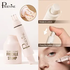 Dual-Ended Freckle Stamp Pen, Waterproof Long Lasting Concealer Spot Pen, Natural Sun-Kissed Makeup