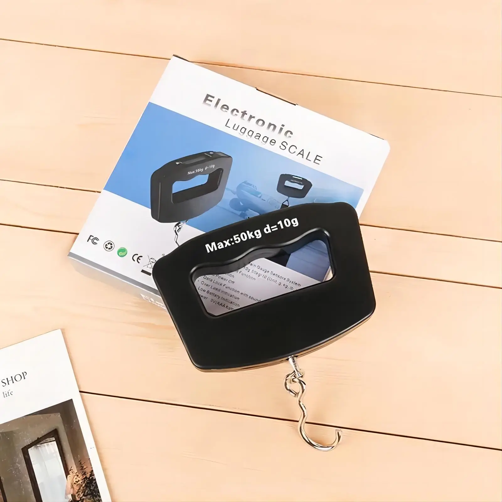 Portable Digital Scale, 1 Count LCD Backlight Display Digital Scale, Handheld Digital Scale for Daily Use, Professional Hand Tools for Home & Office