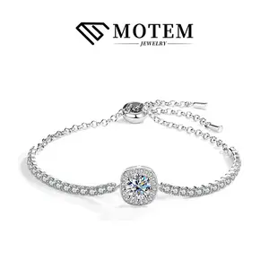 【B6 Gypsophila】 925 Sterling Silver Moissanite Bracelet