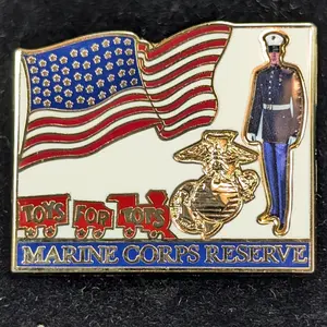 Toys for Tots Marine Corps Reserve Enamel Pin