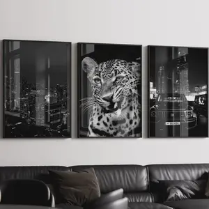 Black & White Luxury Fashion Poster, Set of 3 Luxury Fashion Print, Luxury Fashion Posters, Designer Wall Art, Luxury Art for Room