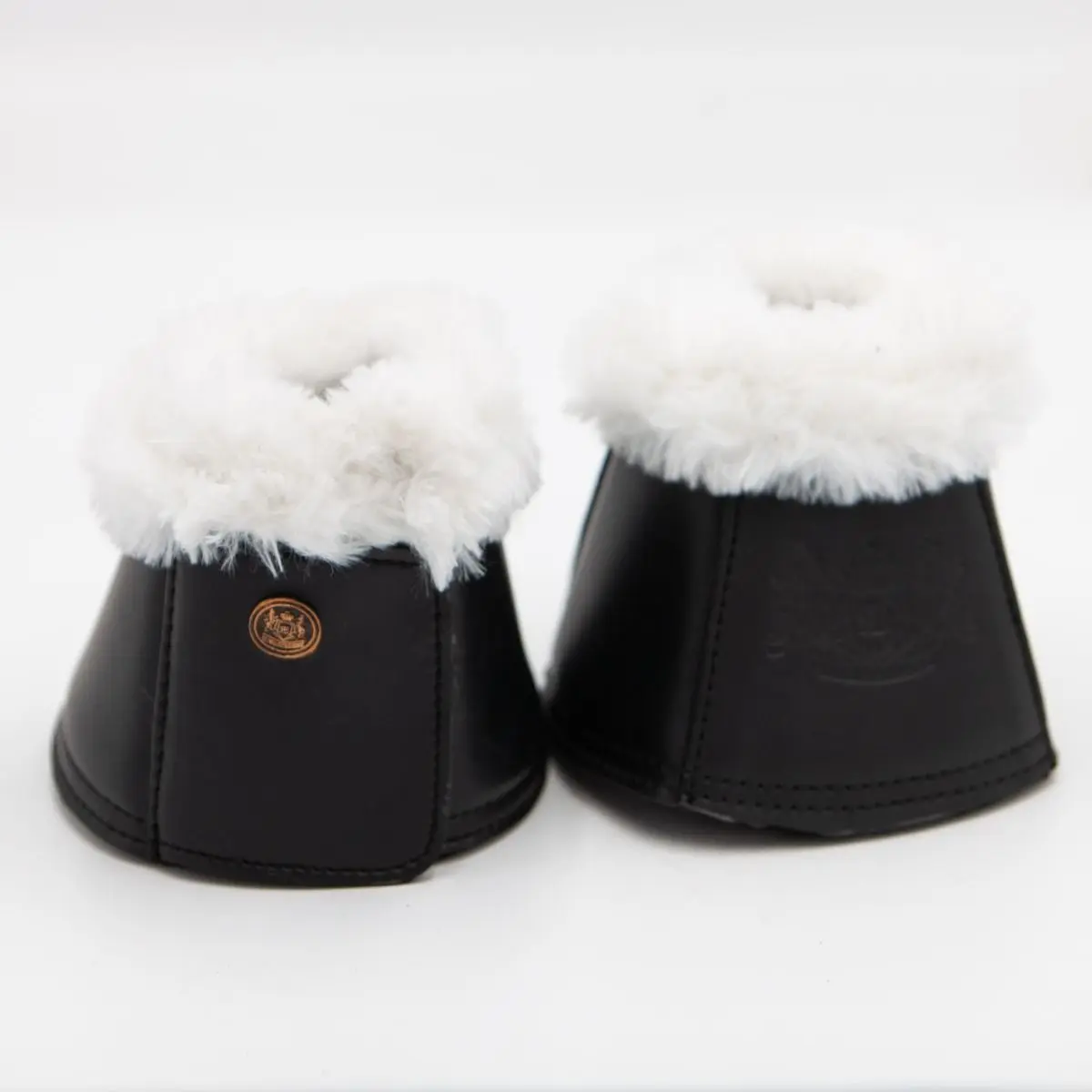 Royal Equestrian Premium Bell Boots Black White
