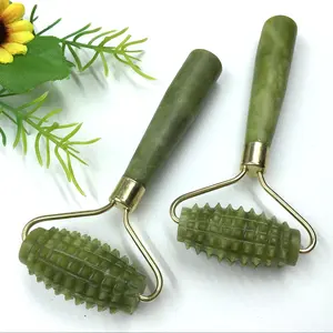 Jade Face Roller Facial Massage Tool Anti-Aging Lymphatic Drainage | Nocta Beauty