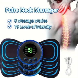 2026 Muscle Electric 2/3/4 Pcs Neck Machine 8 Modes 19 Levels of Strength Vibrater Instrument Treatment