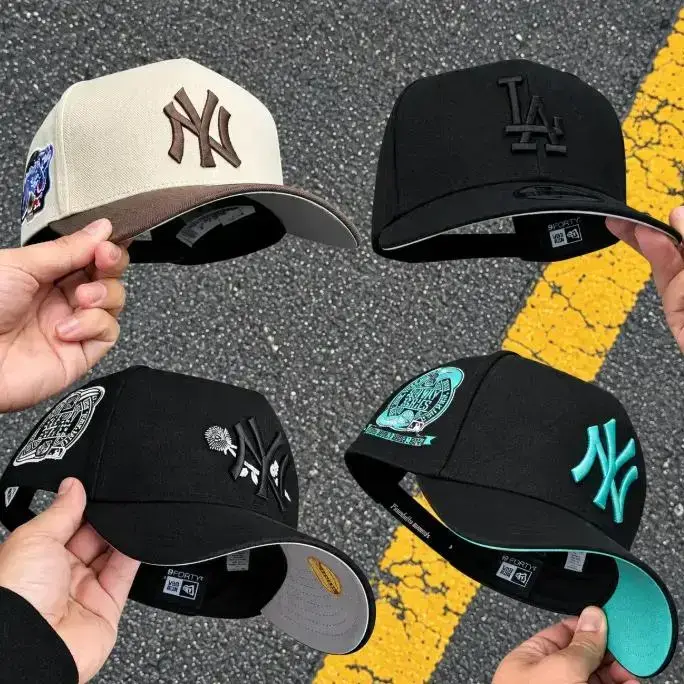 New Era MLB LA Dodgers & NY Yankees 9FORTY 9FIFTY Snapback Adjustable Baseball Cap Burgundy Wine Red Black Premium Embroidered Logo Flat Brim Streetwear Hip Hop Retro Vintage Trucker Style Adjustable Sports Hat for Men Women TikTok Viral USA 2026