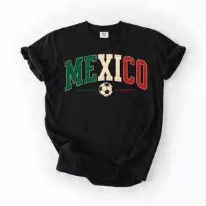 Mexico 2026 Match Day Shirt, Retro Football Fan Tee, Vintage Graphic Unisex T-Shirt