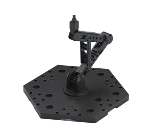 Action Base 5 Black 1:144 Scale Gundam Model Kit Display Stand
