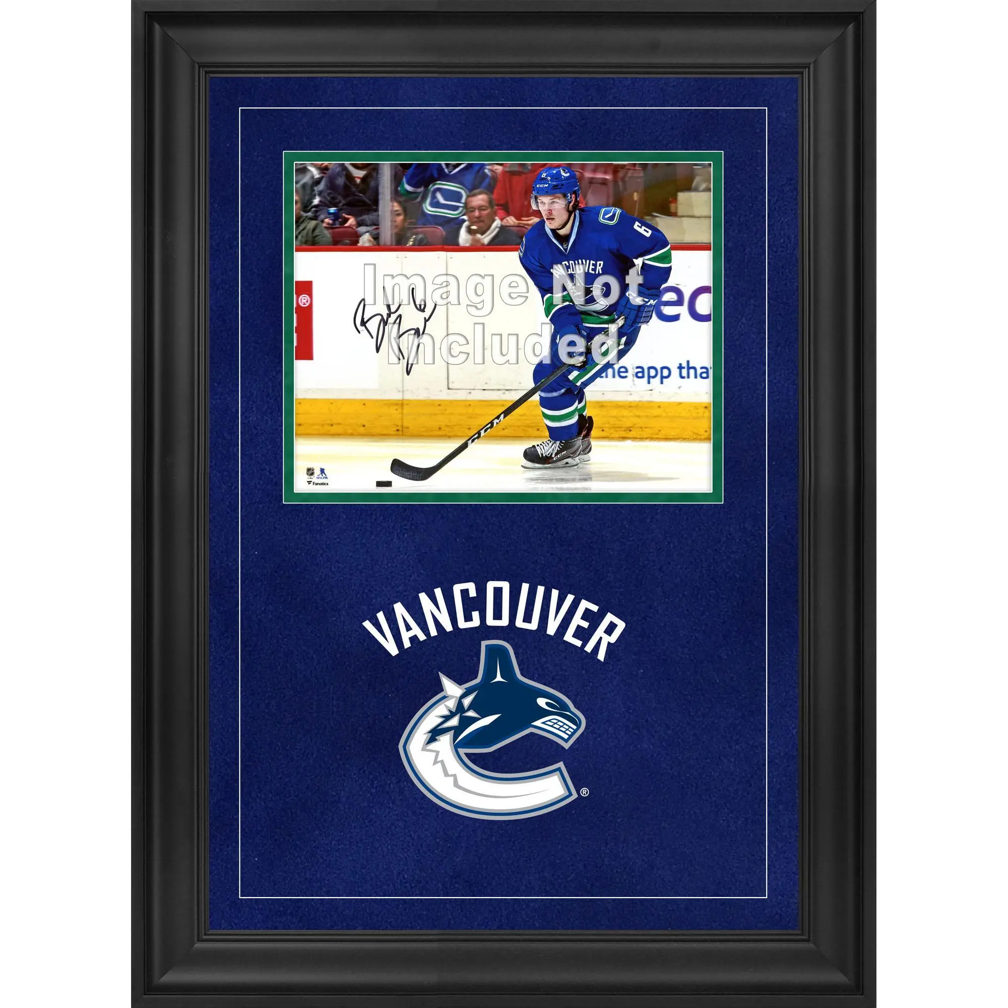 Vancouver Canucks Deluxe 8" x 10" Horizontal Photograph Frame with Team Logo