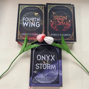 The Empyrean Series Luxury Set – Handbound Special Edition Hardcovers: Fourth Wing, Iron Flame, & Onyx Storm