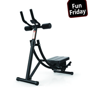 Abdominal Cruncher Trainer Machine - Foldable Ab Exercise Sit Up Bench, Compact Home Fitness Equipment for Abdominal Workouts, Portable Design for Easy Movement & Storage, Stable Sit Up Bench for Core Training, Ideal Abdominal Trainer for Home Use, Perfec