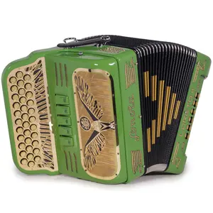 Sonola Loreto II Ultra Compact II Accordion 5 Switch EAD Green Avocado with Gold