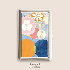 The Mysterious World of Hilma af Klint Cigarrette Case Zigarettenetui Wallet Vintage Metal 100s Box Blunt Holder Gift