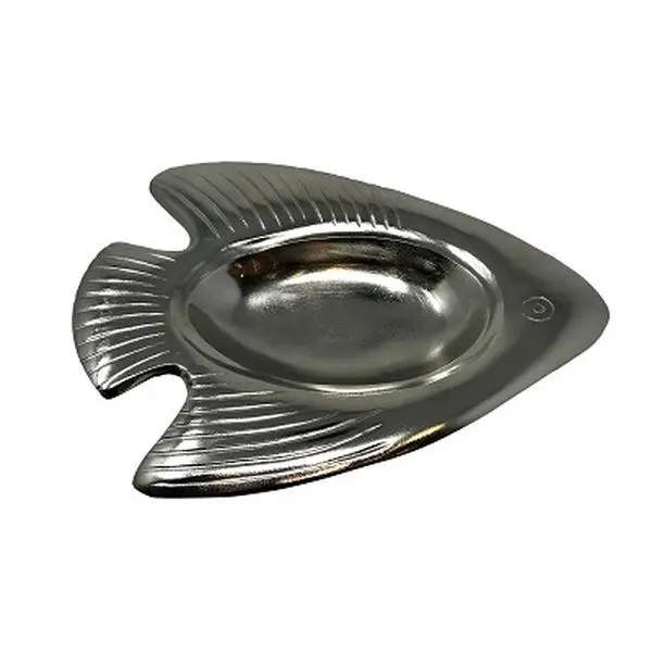 Metrotex Designs 14013 Angelfish Dish Plate - Aluminum
