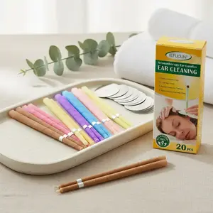 SEFUDUN beeswax ear candles are ear cleaning tools, Earwax Remover, Ear Canal Cleaner, containing herbal ingredients and various aromatic components. They clean the ear canal and refresh the mind