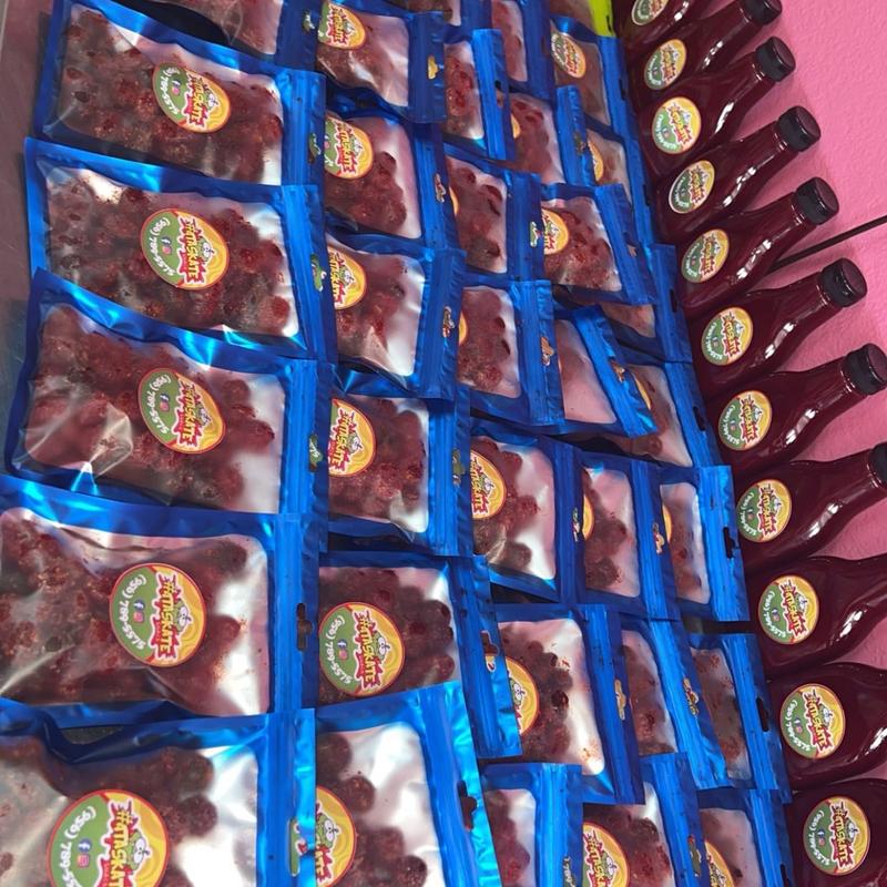 Enchilado Chamoy Gushers - Sweet and Spicy Candy (4oz/8oz)