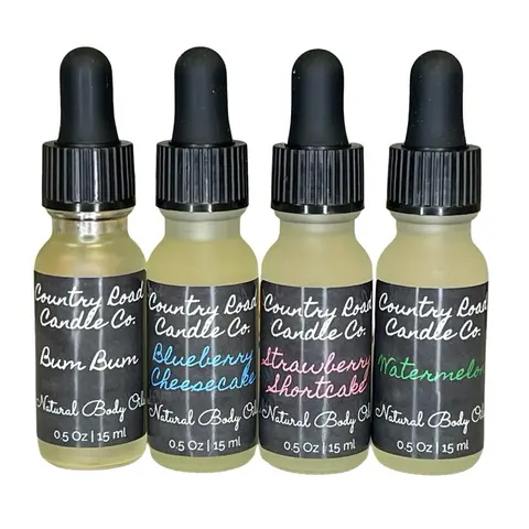 Body Oil 0.5 oz | Natural Moisturizer | Lightly Scented