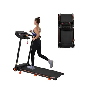 Quiet Incline Running Treadmill with LED Display, Foldable for Small Spaces, USB Music, Bluetooth, 2.5HP Motor
