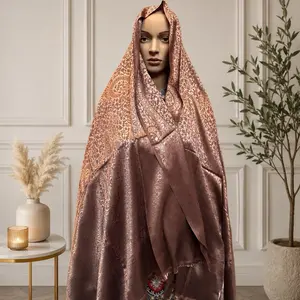 Rose Gold Modest Hijab, Kerudung, Jilbab Bergo, Bergo Instan Premium, Hijab Kaos Kekinian Beautiful Head Scarf