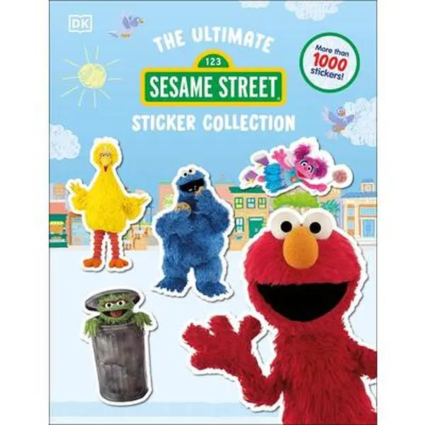 Sesame Street Ultimate Stickers Collection Activity Book - DK Author, English, Paperback, Children's Humanities & Social Sciences, 10.9" h x 8.4" l x 0.3" w