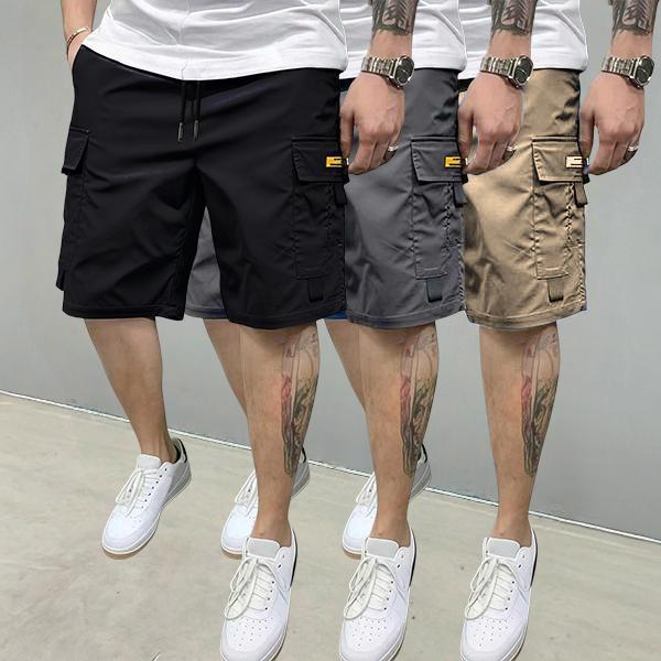 Men's Plain 3-Piece Streetwear Utility Set, Multi-Pocket Cargo Shorts, Comfortable Stylish Menswear, Suitable for Everyday Casual & Sports Wear, Beige Mens Clothing Men's Plain 3-Piece Streetwear Utility Set, Multi-Pocket Cargo Shorts, Comfortable Stylish Menswear, Suitable for Everyday Casual & Sports Wear, Beige Mens Clothing