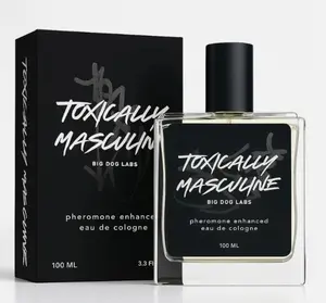 Toxically Masculine - Pheromone Infused Eau de Cologne (100 ml) Long Lasting Fragrance Bold Scent colognes men Black Friday Gifts for Men