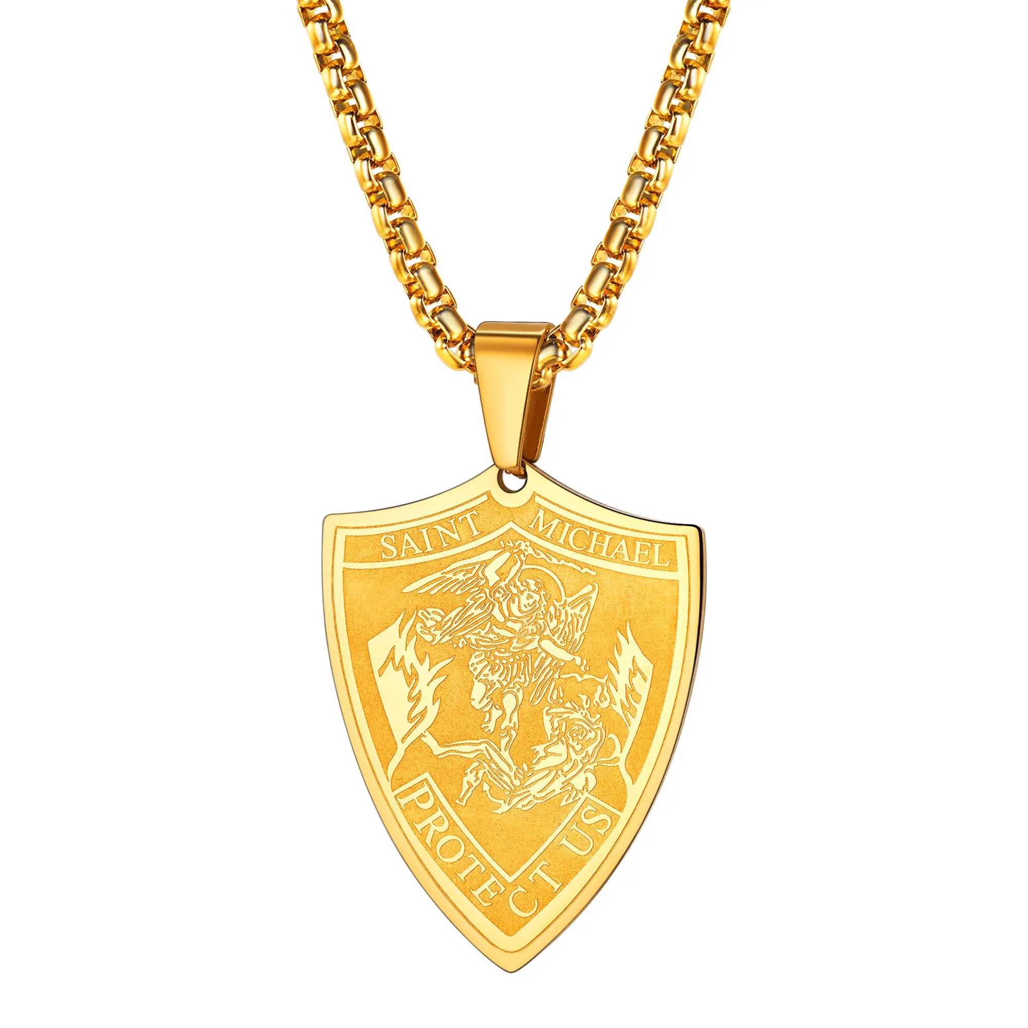 Shield Pendant Style-Golden