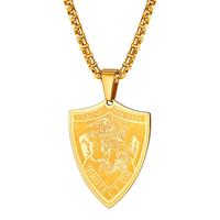 Shield Pendant Style-Golden
