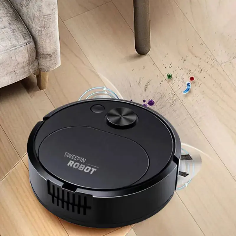 3-in-1 USB Mini Robot Vacuum, Household Floor Sweeper